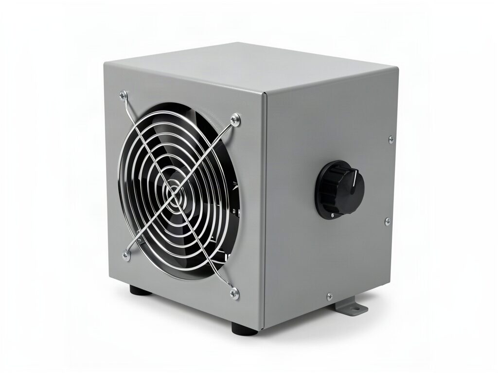 Elektrikli Fanlı Isıtıcı — 2–30 kW · termostatlı