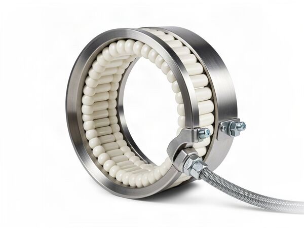 Seramik İzolasyonlu Kelepçe Rezistans — Ø80–800 mm · max 650 °C